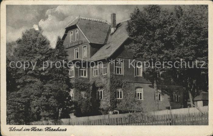 Elend Harz Harzhaus