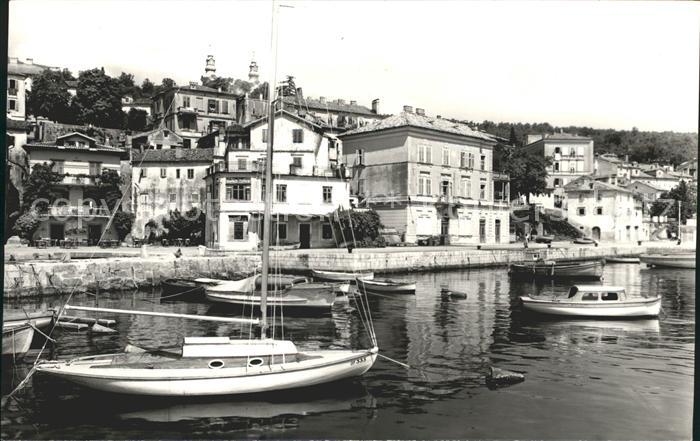 Volosko Hafenpartie Schiffe