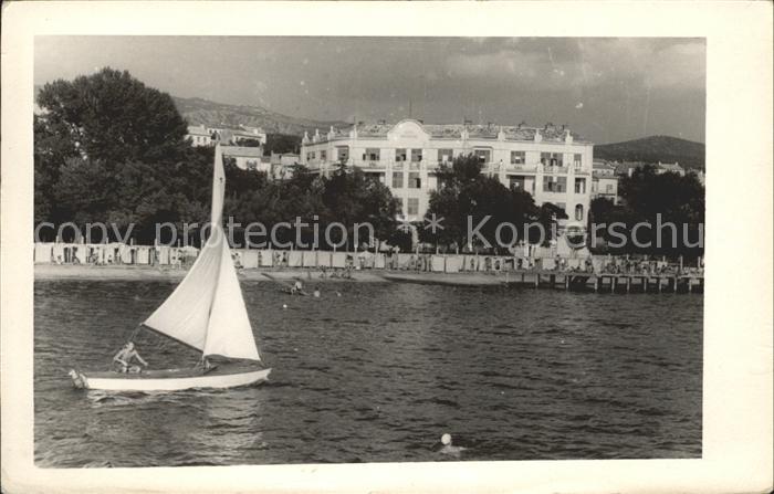 Crikvenica Kroatien Hotel Bootspartie