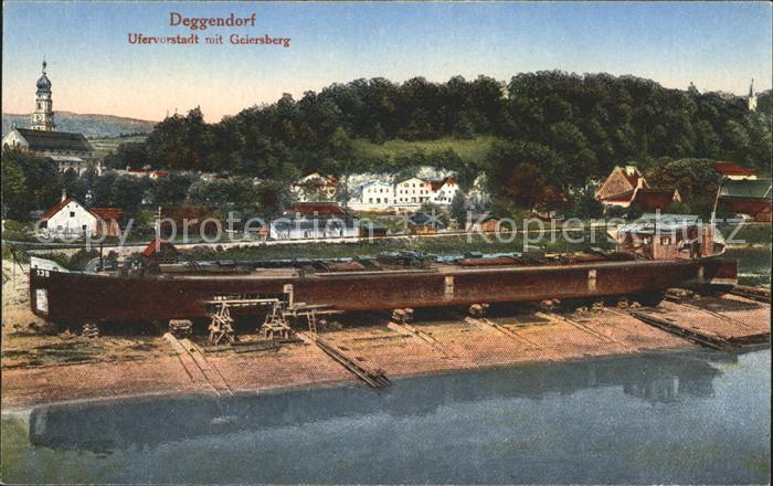 Deggendorf Donau Ufervorstadt mit Geiersberg