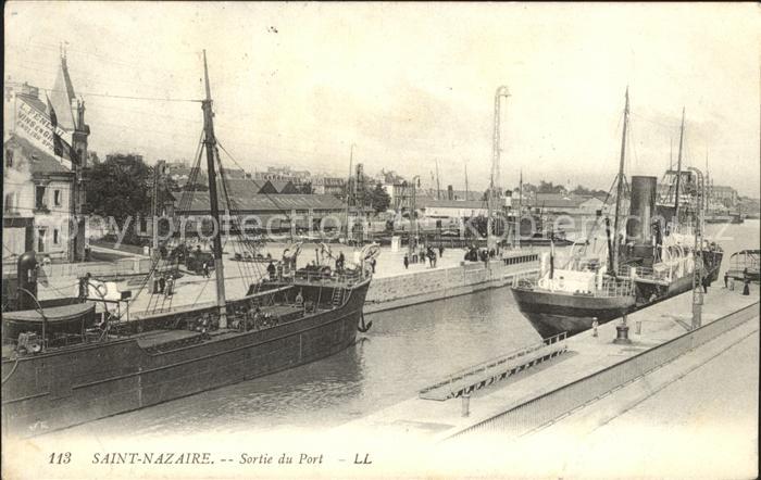 Saint-Nazaire Loire-Atlantique Sortie du Port