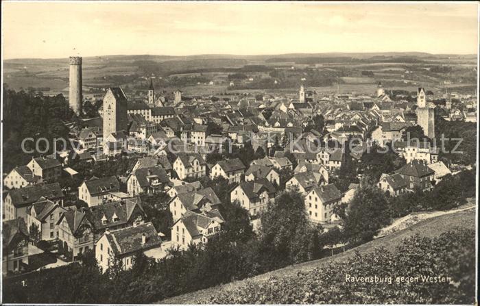 Ravensburg Wuerttemberg Panorama