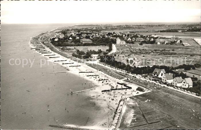 Duhnen Nordsee Fliegeraufnahme