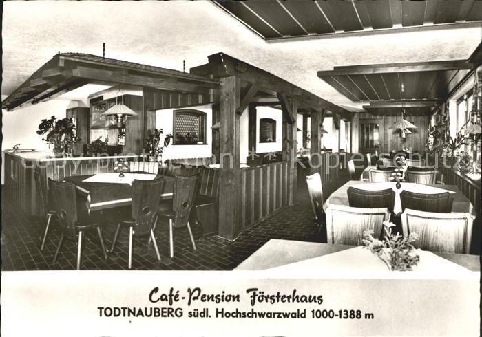 Todtnauberg Schwarzwald BW Cafe Pension Foersterhaus Gastraum