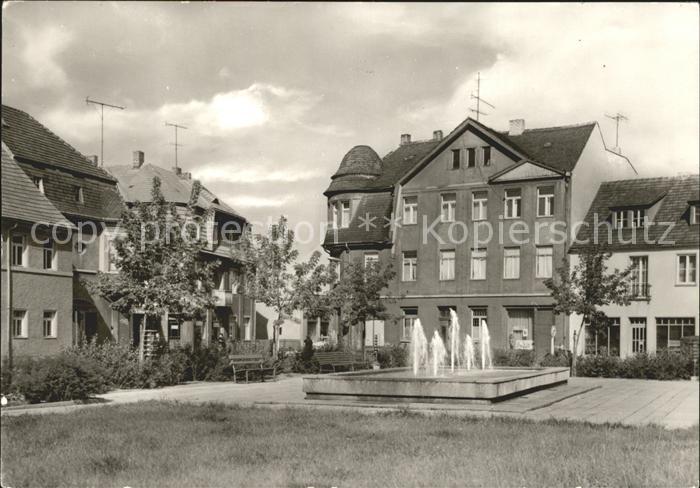 Elsterwerda Am Markt Springbrunnen