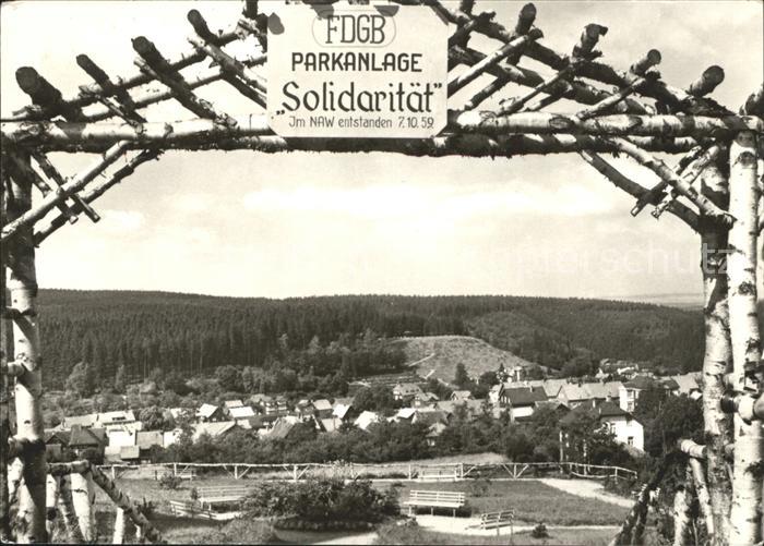 Finsterbergen FDGB Parkanlage Solidaritaet