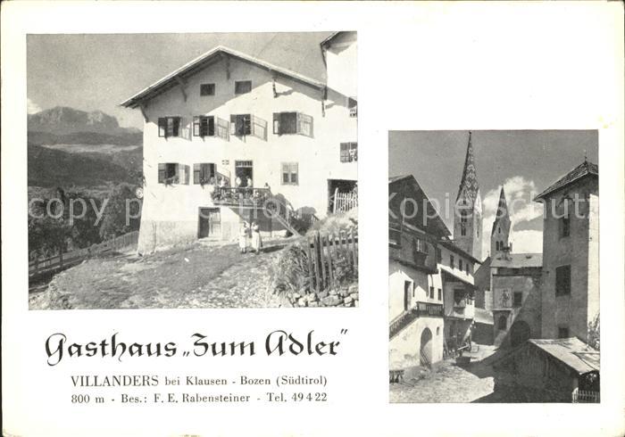 Villanders Villandro Gasthaus Zum Adler