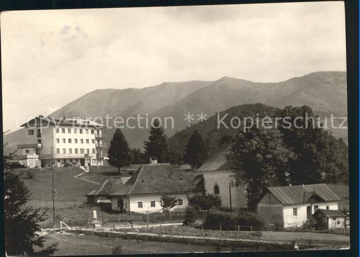 Donovaly Nizke Tatry Slovakia v pozadi Prasiva