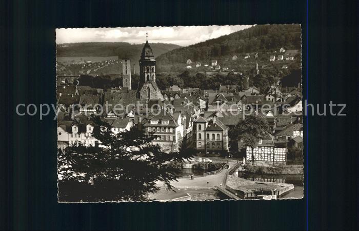 Hann. Muenden Stadtblick mit Kirche
