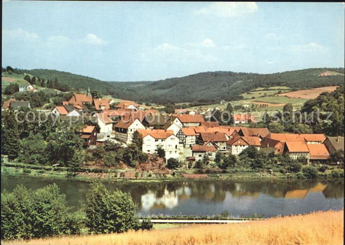 Nieder-Werbe Edersee Ortsblick