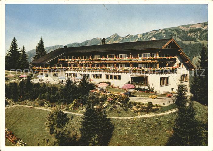 Sonthofen Oberallgaeu Berghotel Allgaeuer Berghof mit Alpe Eck