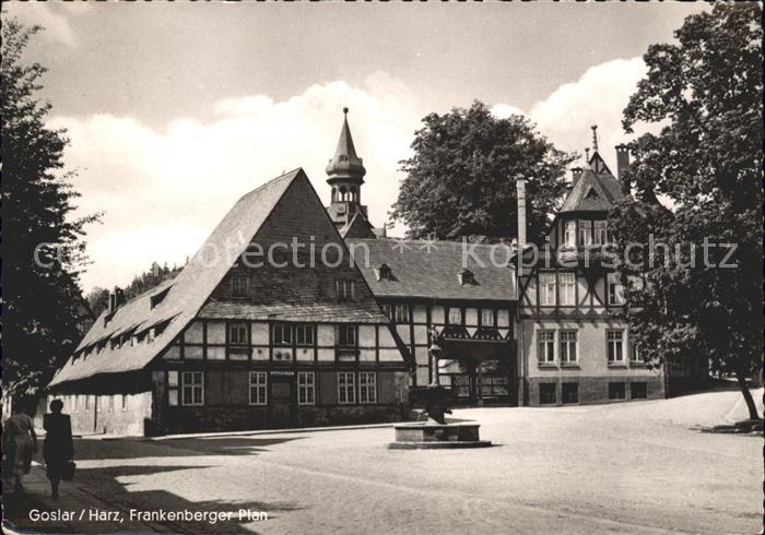 GOSLAR Harz Niedersachsen Frankenberger Plan