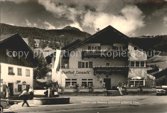 Lermoos Tirol Gasthof Pension Loisach Brunnen