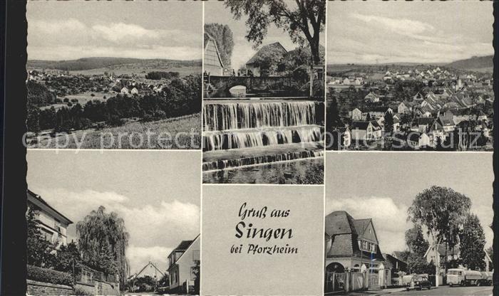 Singen Remchingen Panorama Staustufen Ortsansichten