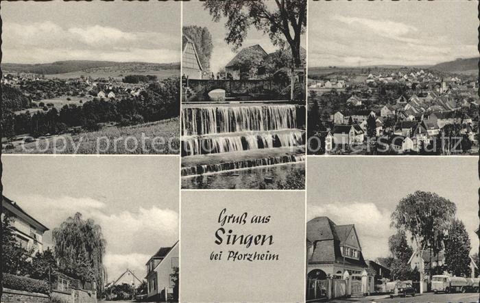 Singen Remchingen Panorama Staustufen Ortsansichten