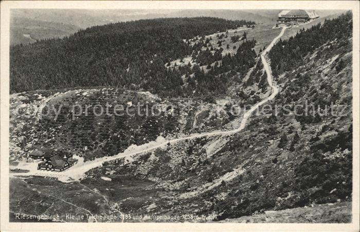 Riesengebirge Krkonose Karkonosze Kleine Teichbaude Hampelbaude