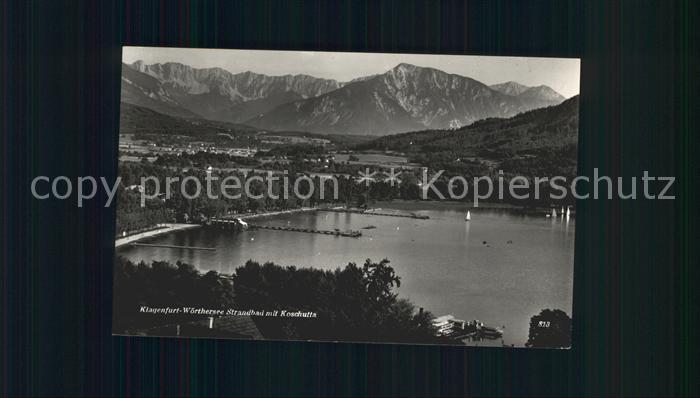 Klagenfurt Woerthersee Woerthersee Strandbad Koschutta