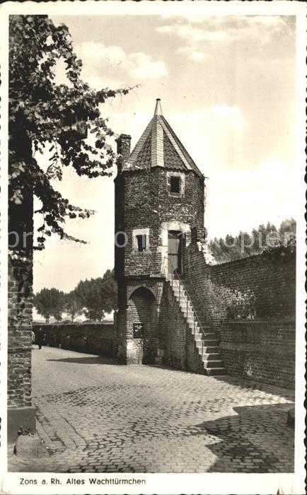 Zons Rhein NRW Altes Wachttuermchen