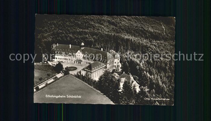 Schwaebisch Gmuend Erholungsheim Schoenblick Fliegeraufnahme