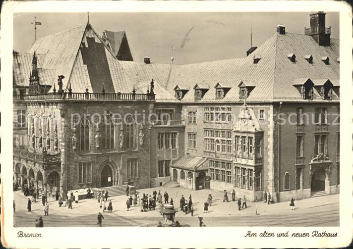 BREMEN  CITY Alte neue Rathaus