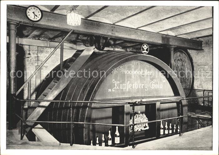 Mainz Rhein Riesenfass Kupferberg Gold