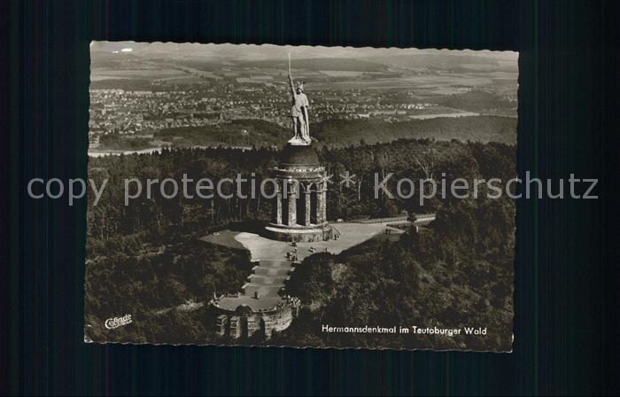 Hermannsdenkmal Fliegeraufnahme