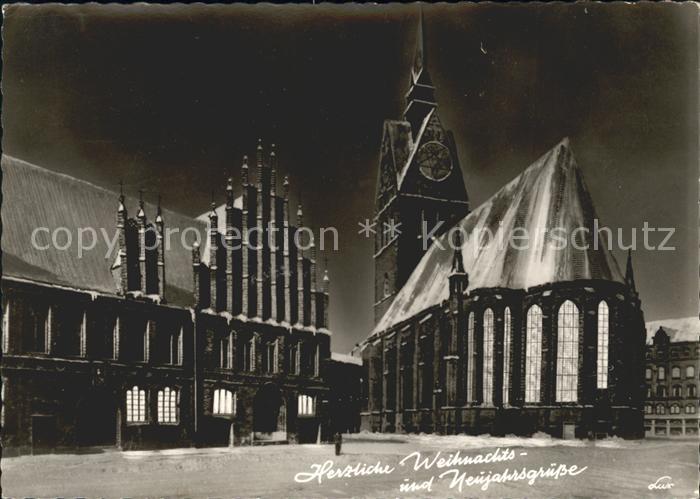 HANNOVER CITY Altes Rathaus Marktkirche Weihnachten