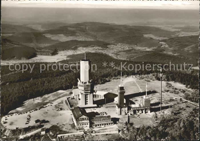 Feldberg Taunus Fliegeraufnahme Fernseh UKW Fernmeldeturm