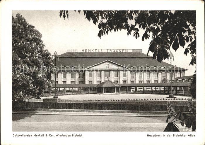 Biebrich Wiesbaden Sektkellereien Henkell Co