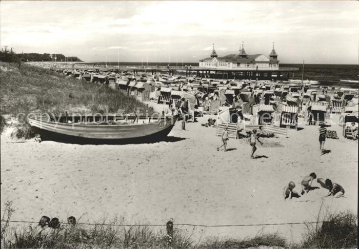 Ahlbeck Ostseebad Seebruecke Strand