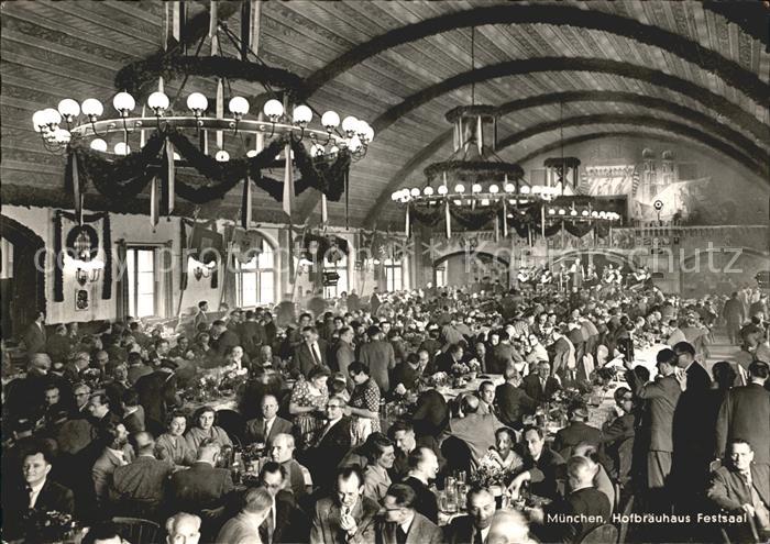 Muenchen Bayern Hofbraeuhaus Festsaal