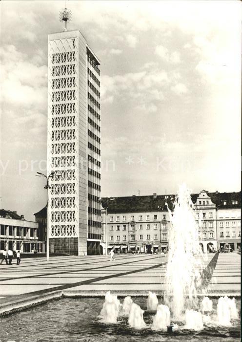 Neubrandenburg Hochhaus Karl Marx Platz