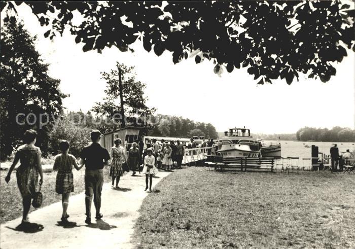 Gruenheide Mark Alt Buchhorst Dampferanlegestelle