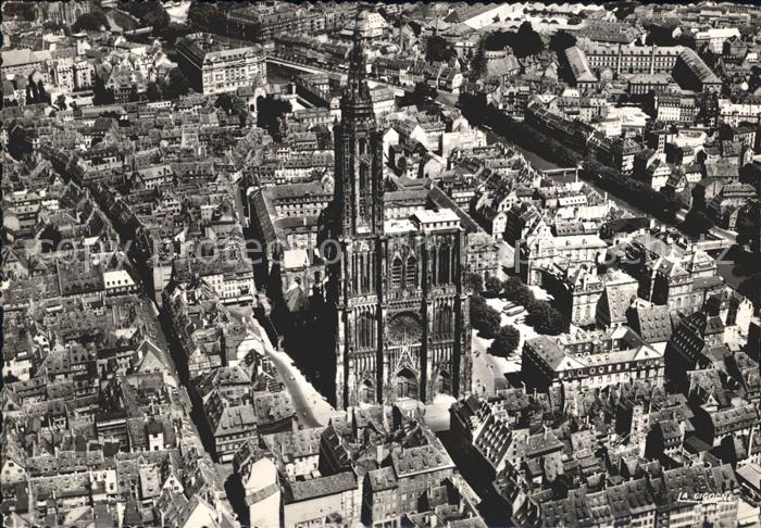Strasbourg Alsace Fliegeraufnahme Cathedrale