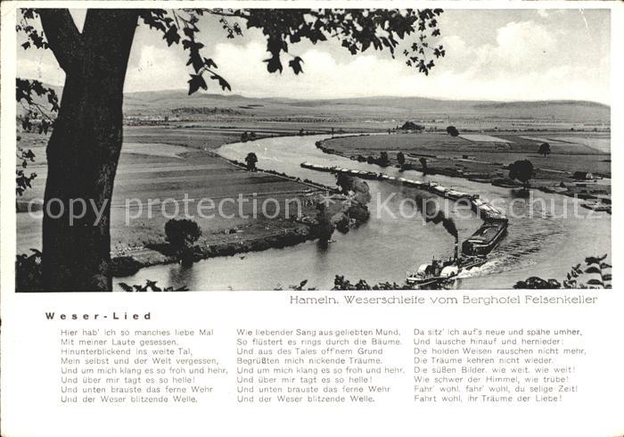 Hameln Weser Weserschleife Weser Lied