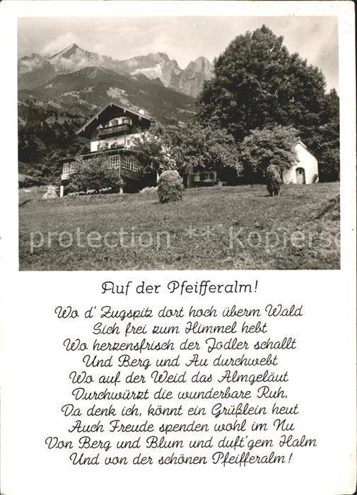 GARMISCH-PARTENKIRCHEN Bayern Pfeifferalm
