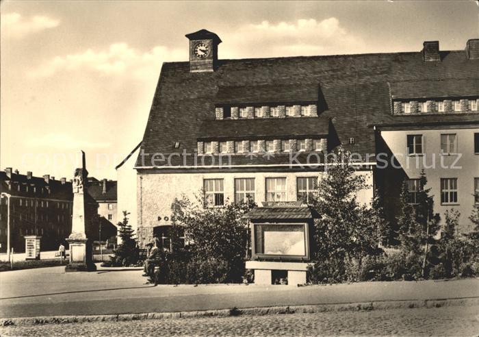 Johanngeorgenstadt Postamt Postsaeule