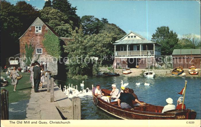 Christchurch Dorset 
Old Mill Quay Schwan
