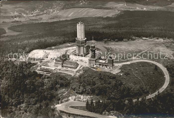Feldberg Taunus Fliegeraufnahme Fernseh UKW Sender Aussichts Fernmeldeturm