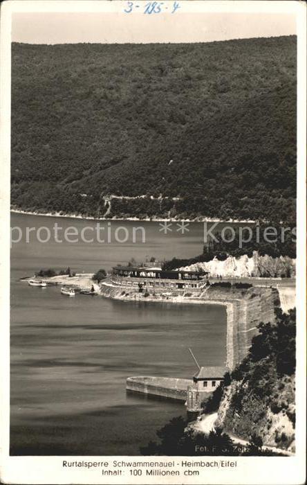 Heimbach Eifel Rurtalsperre Schwammenauel