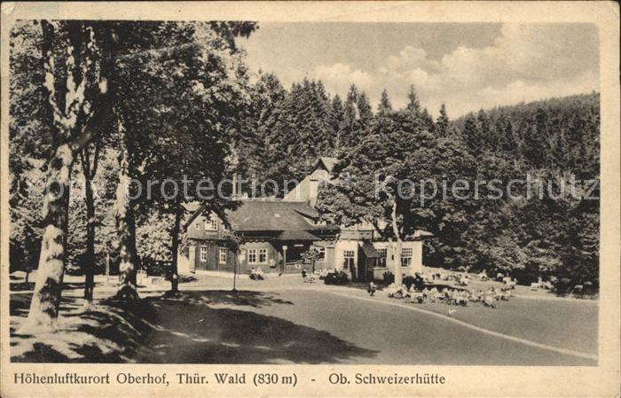 Oberhof Thueringen Schweizerhuette