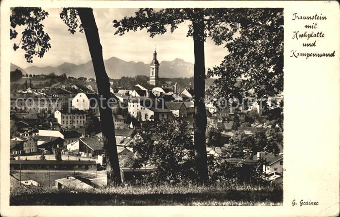Traunstein Oberbayern Hochplatte Kampenwand