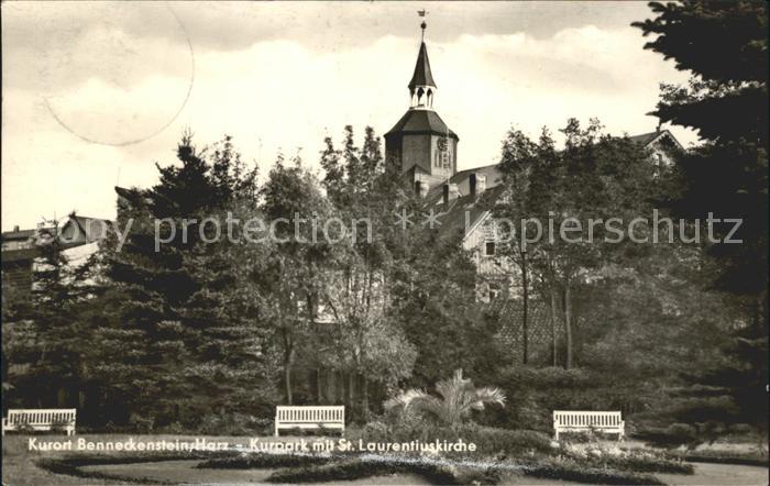 Benneckenstein Kurpark St Laurentiuskirche