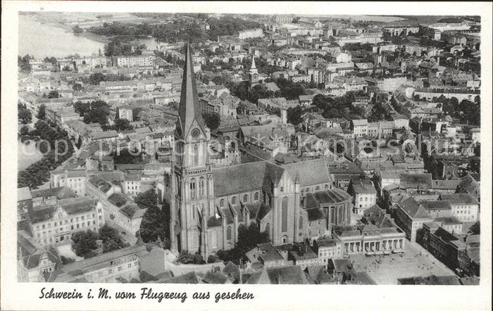 Schwerin Mecklenburg Fliegeraufnahme