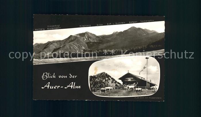 Bad Wiessee Berggasthof Auer Alm Riesserkogl Hirschberg Kampen