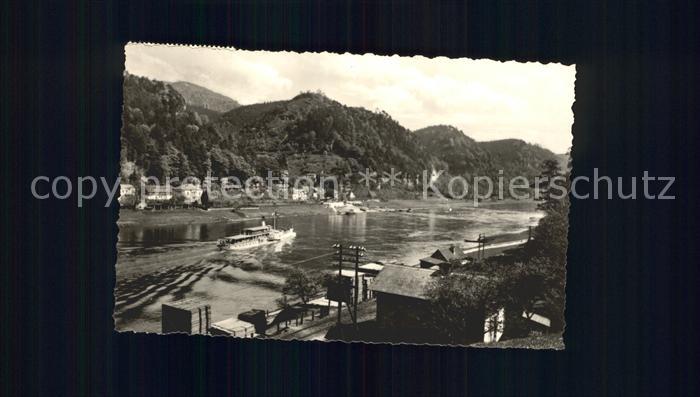 Schmilka Dampfer Elbtal