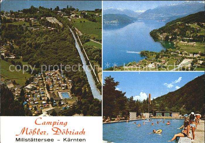 Doebriach Millstaettersee Camping Moessler Fliegeraufnahme
