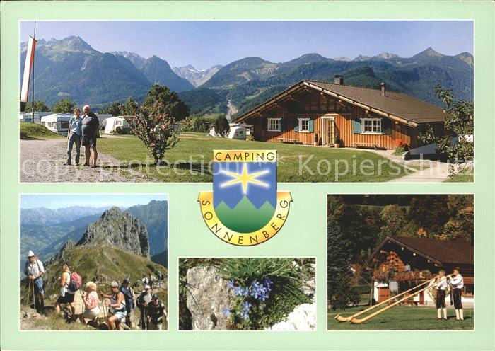 Nueziders Vorarlberg Terrassencamping Sonnenberg