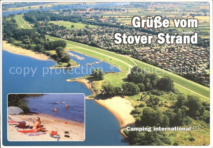Drage Elbe Campingplatz Stover Strand