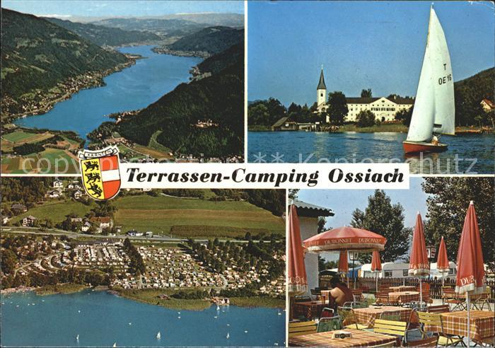 Ossiach Terrassen Campingplatz Ossiach Segelboot